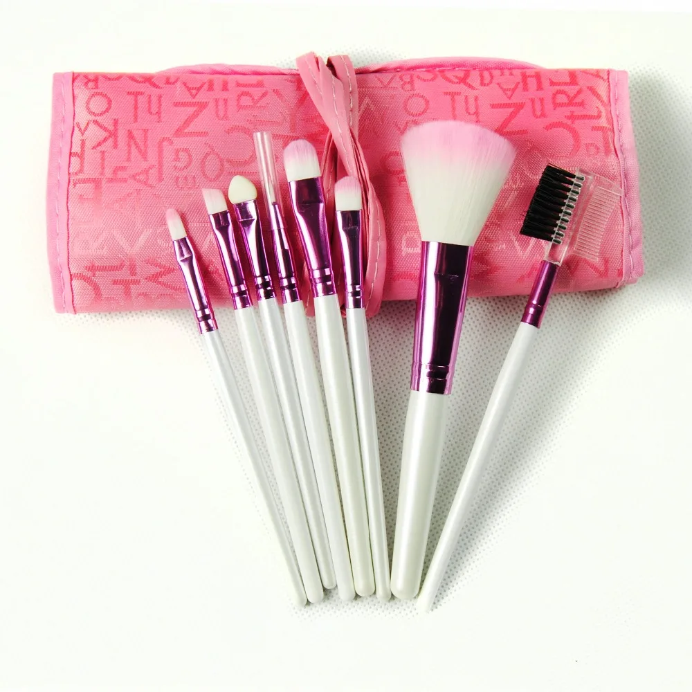 8Pcs/ Set Of Hot Professional Soft Cosmetic Make-up Brush Set Blush brand Makeup Brushes Tool
8Pcs/ Set Of Hot Professional Soft Cosmetic Make-up Brush Set Blush brand Makeup Brushes Tool