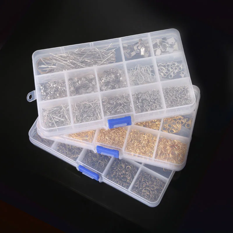 HIGH QUALITY Set Accessories Kit box set Beads caps jump rings clasps pins tools for DIY Fashion Charms Jewelry Making
HIGH QUALITY Set Accessories Kit box set Beads caps jump rings clasps pins tools for DIY Fashion Charms Jewelry Making