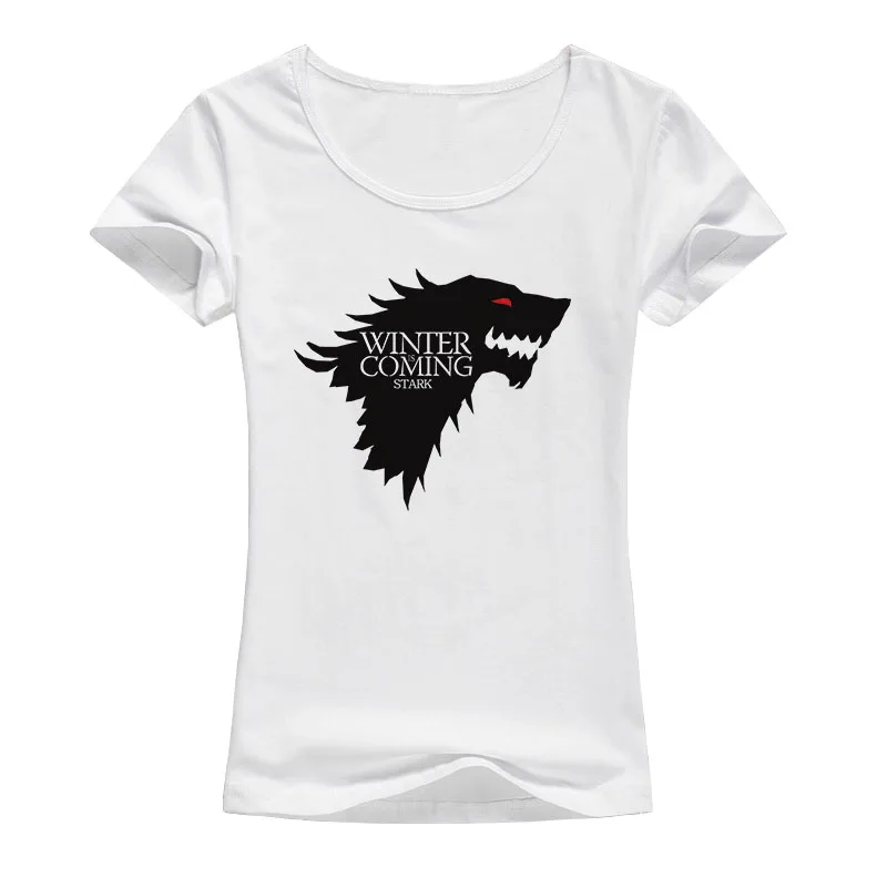 2017 Women Game of Thrones Stark Wolf T-shirt Femmes Animal Printed Fashion Tops Summer T Shirt Women Tees A39
2017 Women Game of Thrones Stark Wolf T-shirt Femmes Animal Printed Fashion Tops Summer T Shirt Women Tees A39