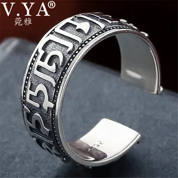 100% Real Pure 925 Sterling Silver Ring The sixth mantra Ring Lucky Opening Rings for Men Women Fine Jewelry free shipping HYR02
100% Real Pure 925 Sterling Silver Ring The sixth mantra Ring Lucky Opening Rings for Men Women Fine Jewelry free shipping HYR02