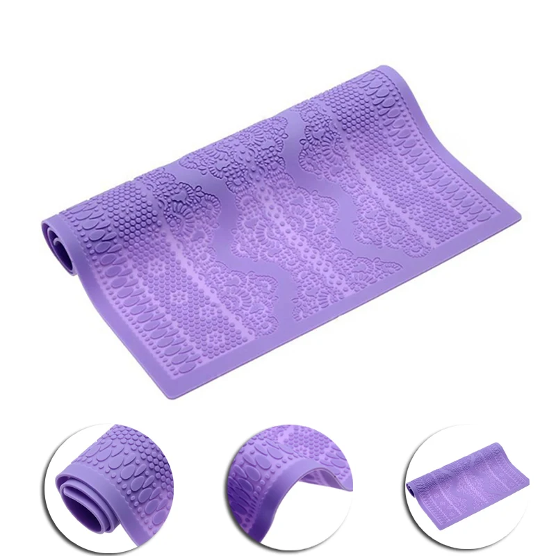 Silicone Mat Fondant Cake Lace Embossed Cake Mold Sugar Lace Mat Cake Decorating Tool Embossing Sguar Lace Pad
Silicone Mat Fondant Cake Lace Embossed Cake Mold Sugar Lace Mat Cake Decorating Tool Embossing Sguar Lace Pad