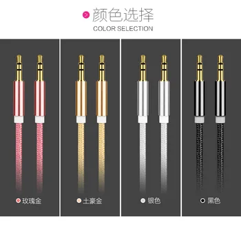 100Pcs 1M/3FT 3.5mm Jack Male to Male Audio Stereo Aux Extension Cable For iPhone MP3 CD Player Radio Headphone PC earphone
100Pcs 1M/3FT 3.5mm Jack Male to Male Audio Stereo Aux Extension Cable For iPhone MP3 CD Player Radio Headphone PC earphone