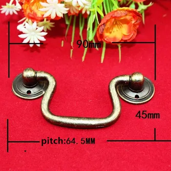 Wholesale Vintage Alloy European Style Wooden Wine Gift Box Furniture Handle Knobs Bronze Tone,90*45mm,20Sets
Wholesale Vintage Alloy European Style Wooden Wine Gift Box Furniture Handle Knobs Bronze Tone,90*45mm,20Sets