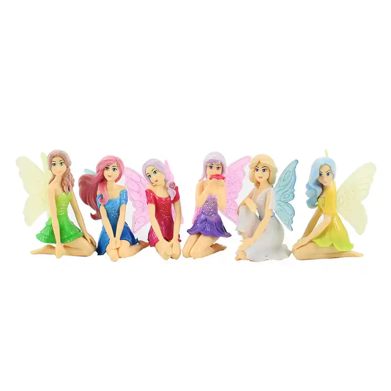 miniature tinkerbell figurines