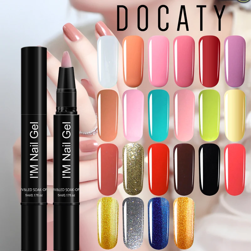 Docaty One Step 3 In 1 Gel Varnishes Semi Permanent PolyGel UV LED Lucky Gel Nail Polish Pen 22 Color Soak Off Professional Nail
Docaty One Step 3 In 1 Gel Varnishes Semi Permanent PolyGel UV LED Lucky Gel Nail Polish Pen 22 Color Soak Off Professional Nail