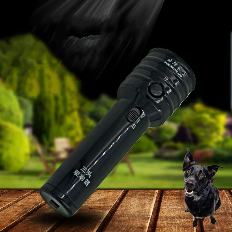 Flashlight Ultrasonic Dog Repeller Device Anti Barking Stop Bark Pet Dog Repeller Drive away the vicious dog Repellents
Flashlight Ultrasonic Dog Repeller Device Anti Barking Stop Bark Pet Dog Repeller Drive away the vicious dog Repellents
