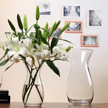 Creative Modern Glass Flower Vase Ornaments Transparent Flower Glass Desktop Vase Miniature Crafts Table Living Room Vase Gifts
Creative Modern Glass Flower Vase Ornaments Transparent Flower Glass Desktop Vase Miniature Crafts Table Living Room Vase Gifts
