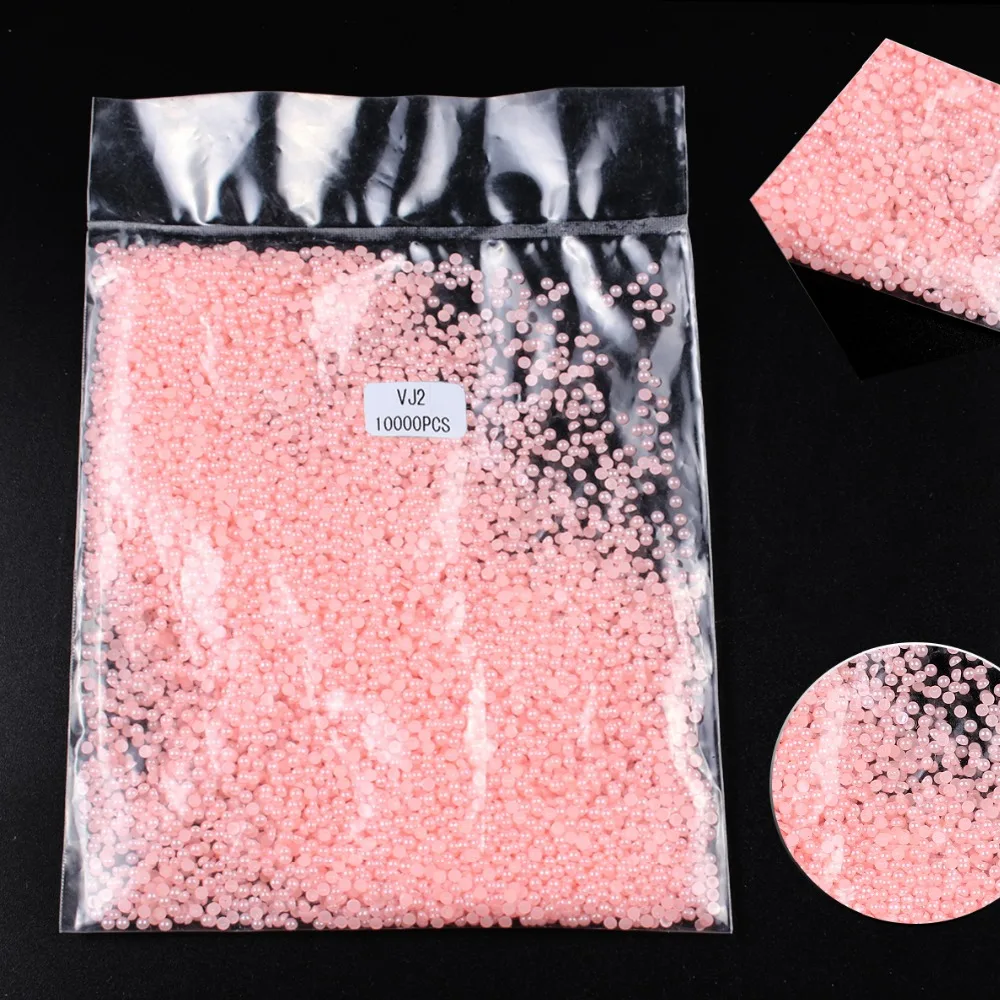 Finger Angel 2mm 10000pcs 12 Different Colors Nail Decoration Pearls Beads Nail Art Decoration Half Pearls Round Shape
Finger Angel 2mm 10000pcs 12 Different Colors Nail Decoration Pearls Beads Nail Art Decoration Half Pearls Round Shape