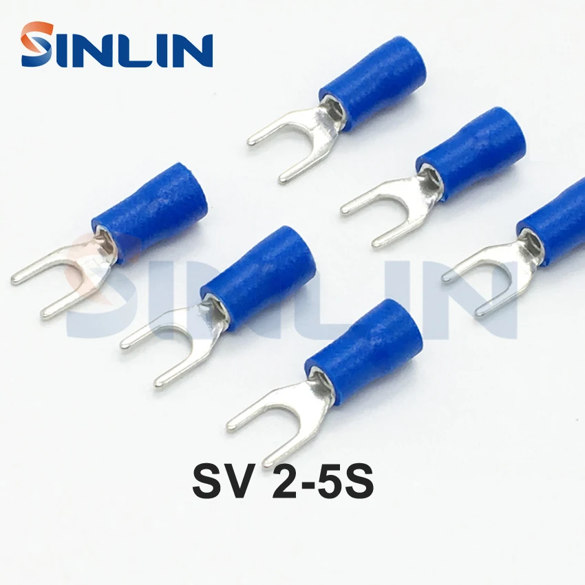 1000pcs/lot Crimp Terminal SV 2-5 Crimp Fork Spade Blue Fork Terminal AWG16-14 1.04-2.63mm^2 blue Brass
1000pcs/lot Crimp Terminal SV 2-5 Crimp Fork Spade Blue Fork Terminal AWG16-14 1.04-2.63mm^2 blue Brass