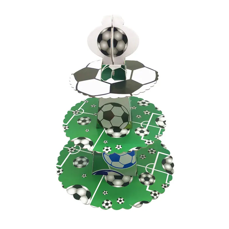 1set Football Soccer 3 Tier Kids Birthday Supplies Cardboard Cupcake Paper Stand Plates Party Cake Holder Party Decoration
1set Football Soccer 3 Tier Kids Birthday Supplies Cardboard Cupcake Paper Stand Plates Party Cake Holder Party Decoration