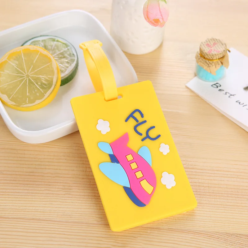 Candy Color Luggage Tag Travel Accessories Cute Cartoon Suitcase Baggage ID Name Address Label Holder Silicone PVC Travel Tags
Candy Color Luggage Tag Travel Accessories Cute Cartoon Suitcase Baggage ID Name Address Label Holder Silicone PVC Travel Tags