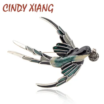 CINDY XIANG Cute Vivid Enamel Swallow Brooches for Women Fashion Animal Pins Rhinestone Bird Jewelry Coat Accessories New 2018
CINDY XIANG Cute Vivid Enamel Swallow Brooches for Women Fashion Animal Pins Rhinestone Bird Jewelry Coat Accessories New 2018
