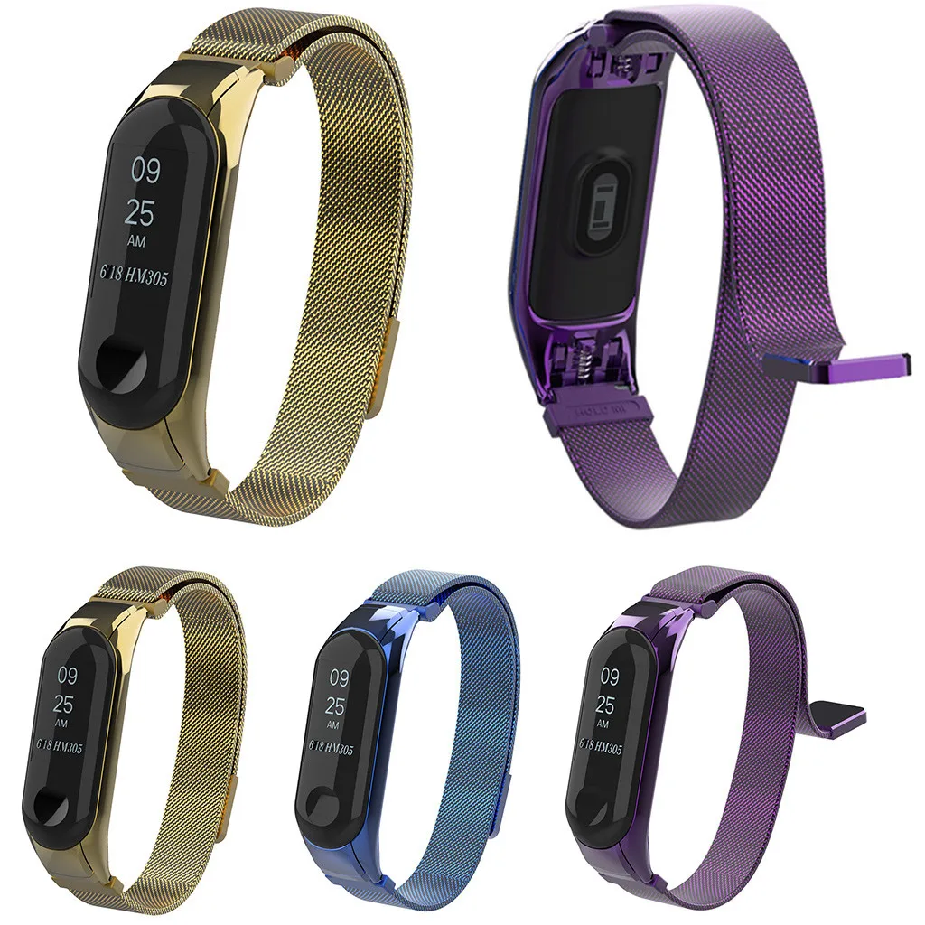 Genvivia Milanese Magnetic Loop Wrist Strap Metal Wristband For Xiaomi Mi Band 3 Watch replacement silicone #w1235
Genvivia Milanese Magnetic Loop Wrist Strap Metal Wristband For Xiaomi Mi Band 3 Watch replacement silicone #w1235