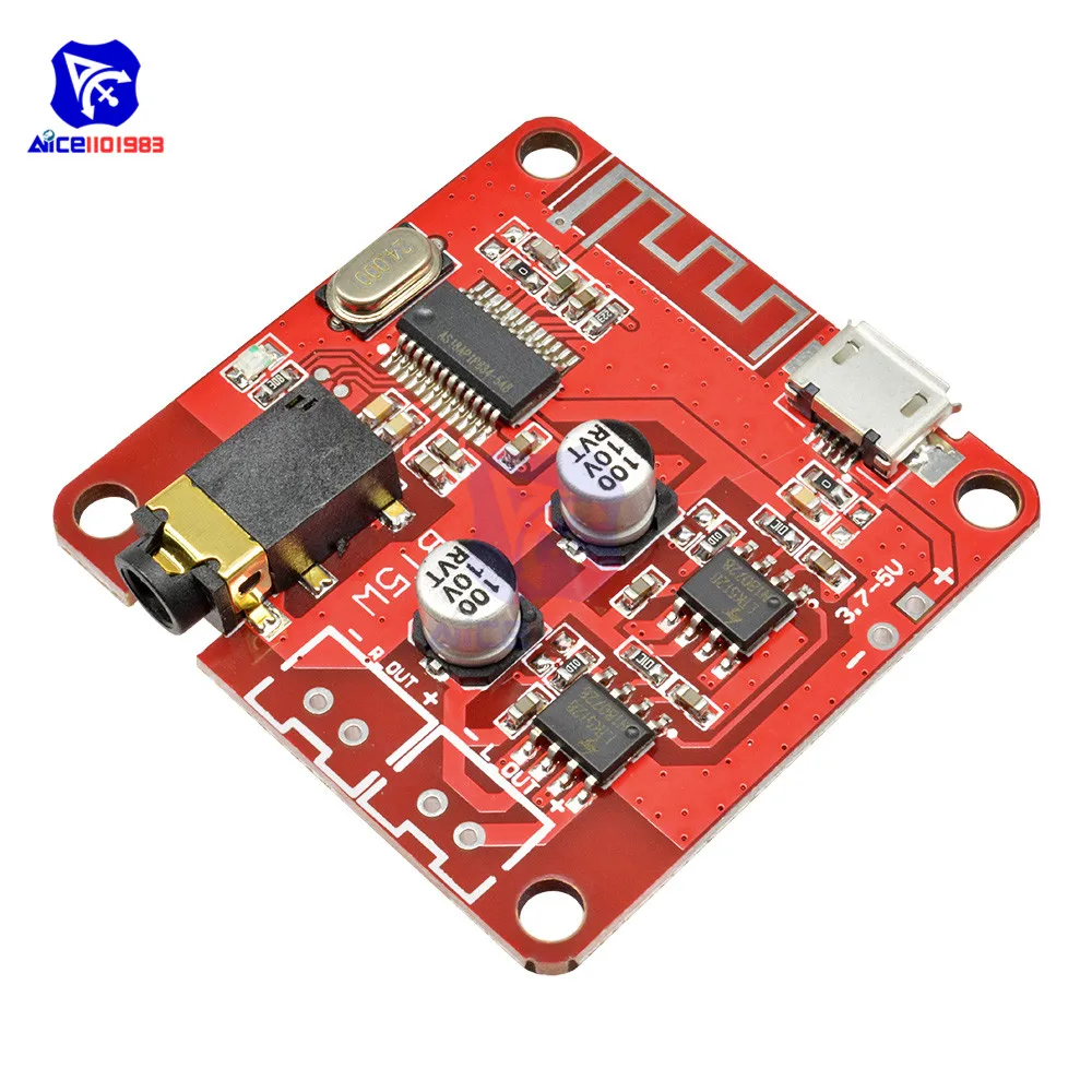 Bluetooth MP3 Lossless Decoder Board Bluetooth 4.2 Audio Stereo Receiver Module 3.7 -5V 5W+5W XY-BT5W Amplifier Board
Bluetooth MP3 Lossless Decoder Board Bluetooth 4.2 Audio Stereo Receiver Module 3.7 -5V 5W+5W XY-BT5W Amplifier Board