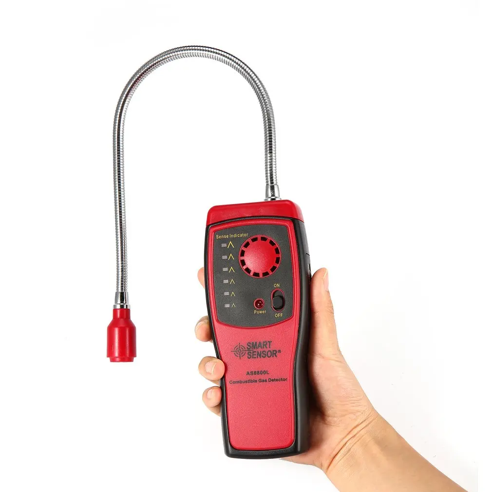 SMART SENSOR AS8800L Combustible Gas Detector Flammable Natural Gas Leakage Tester Tool Methane Gas Leak Detector Analyzer Sale
SMART SENSOR AS8800L Combustible Gas Detector Flammable Natural Gas Leakage Tester Tool Methane Gas Leak Detector Analyzer Sale