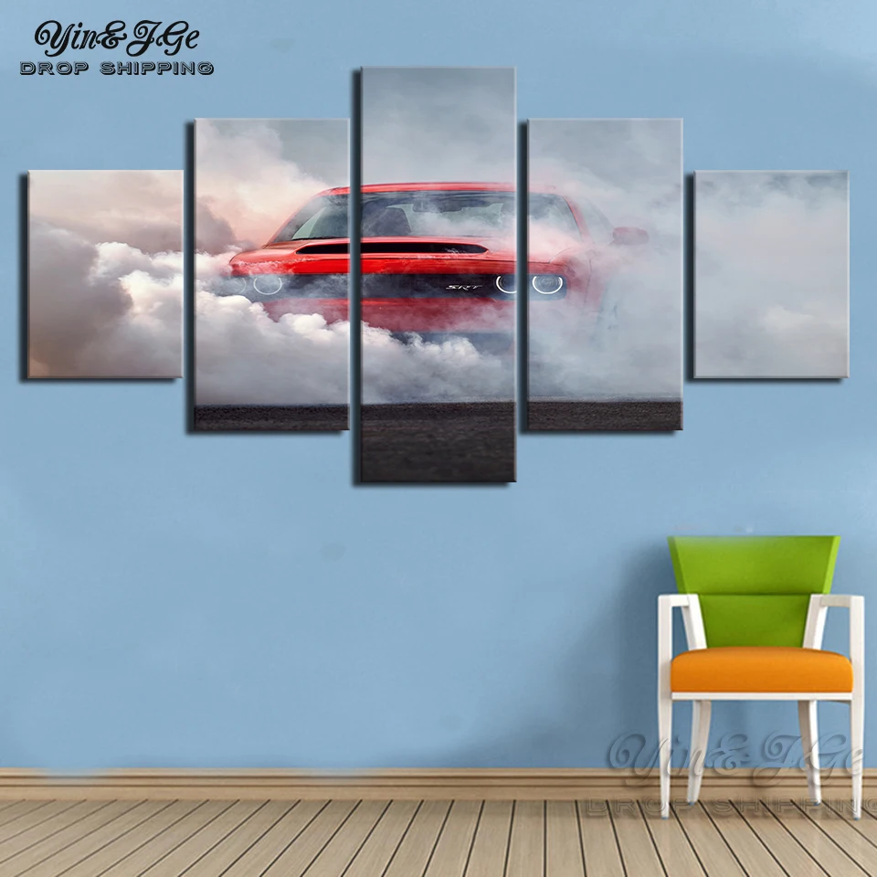 HD Printed Modular Canvas Painting 5 Pieces Dodge Challenger Demon Car Poster Picture For Living Room Caudros Decor Wall Frames
HD Printed Modular Canvas Painting 5 Pieces Dodge Challenger Demon Car Poster Picture For Living Room Caudros Decor Wall Frames
