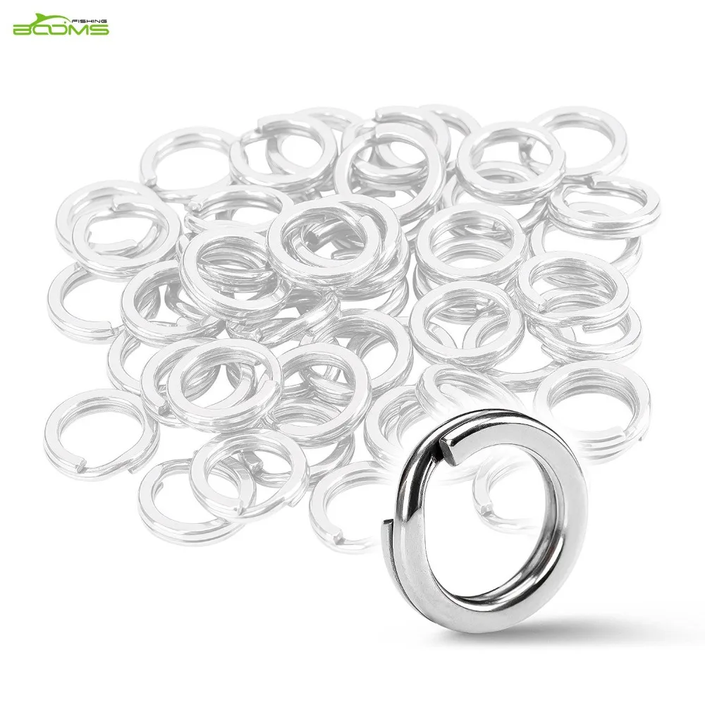 Booms Fishing FSR 50Pcs/160Pcs Stainless Steel Split Ring 3.5mm-10mm Clip Swivel Double Ring Connector Lure Fishing Accessories
Booms Fishing FSR 50Pcs/160Pcs Stainless Steel Split Ring 3.5mm-10mm Clip Swivel Double Ring Connector Lure Fishing Accessories