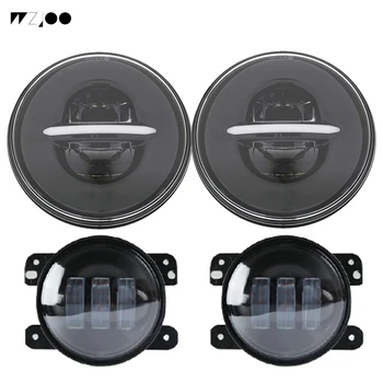 7Inch Round Led Headlight with Angel Eye Turn Signal Lightswith 4inch fog light for 97-15 Jeep Wrangler Toyota Lada Car styling
7Inch Round Led Headlight with Angel Eye Turn Signal Lightswith 4inch fog light for 97-15 Jeep Wrangler Toyota Lada Car styling