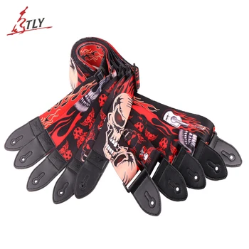 Heat Transfer Printing Red Skull Series Polyester Guitar Strap Belt for Acoustic Electric Bass Folk Guitar Leather Ends 155cm*2"
Heat Transfer Printing Red Skull Series Polyester Guitar Strap Belt for Acoustic Electric Bass Folk Guitar Leather Ends 155cm*2"