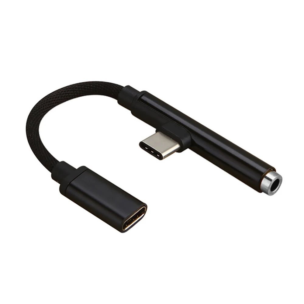 USB Type-C Aux Audio Cable Adapter USB Type C to 3.5mm Headphone Jack 2 in 1 Charger Adapter For Xiaomi Mi6 Note3 Mix 2 Huawei
USB Type-C Aux Audio Cable Adapter USB Type C to 3.5mm Headphone Jack 2 in 1 Charger Adapter For Xiaomi Mi6 Note3 Mix 2 Huawei