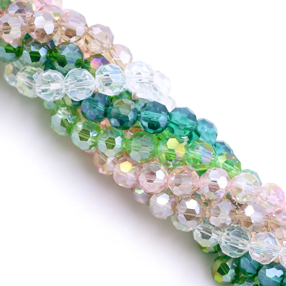ZHUBI 6/8mm Faceted Glass Round Ball AB Crystal Rondelle Beads Chinese Beading DIY Mkaing Accessories Craft In Bulk Wholesale
ZHUBI 6/8mm Faceted Glass Round Ball AB Crystal Rondelle Beads Chinese Beading DIY Mkaing Accessories Craft In Bulk Wholesale