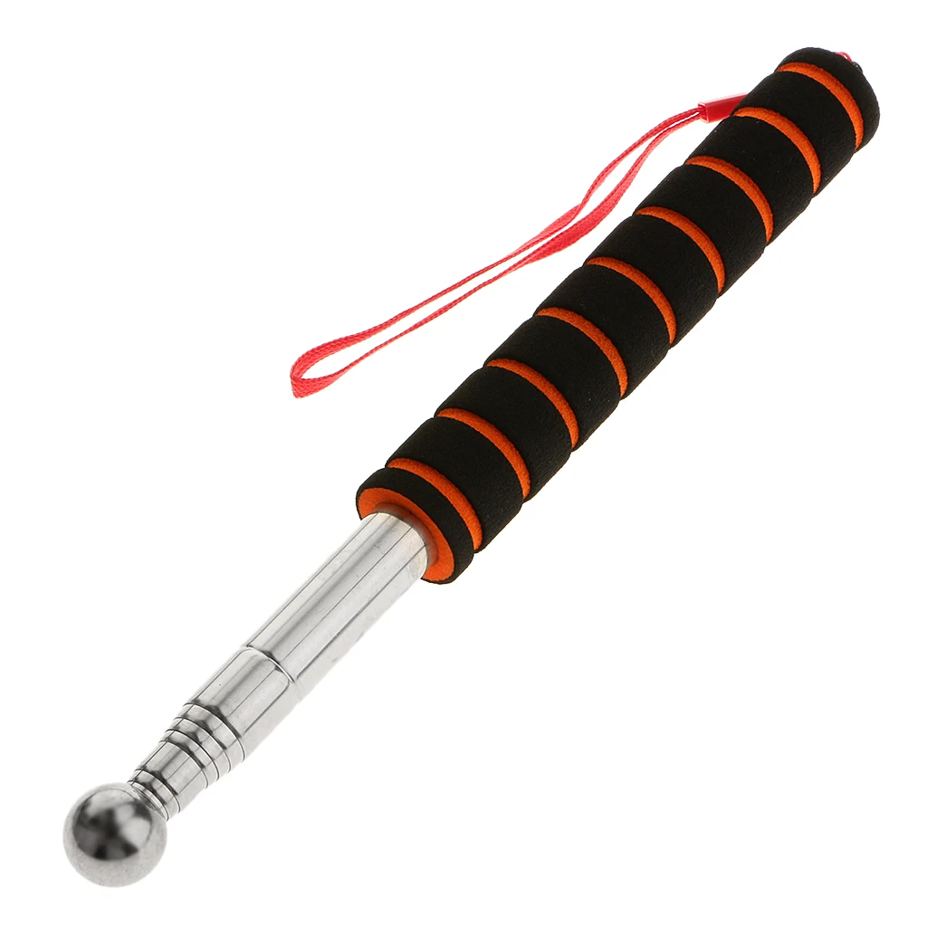 Portable Extendable Durable 1.3M Portable Telescopic Handheld Flag Pole with Windsock