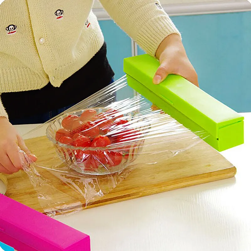Colourful Kitchen Gadgets Foil & Cling Film Wrap Dispenser Cutter Storage Holder Plastic Box
Colourful Kitchen Gadgets Foil & Cling Film Wrap Dispenser Cutter Storage Holder Plastic Box
