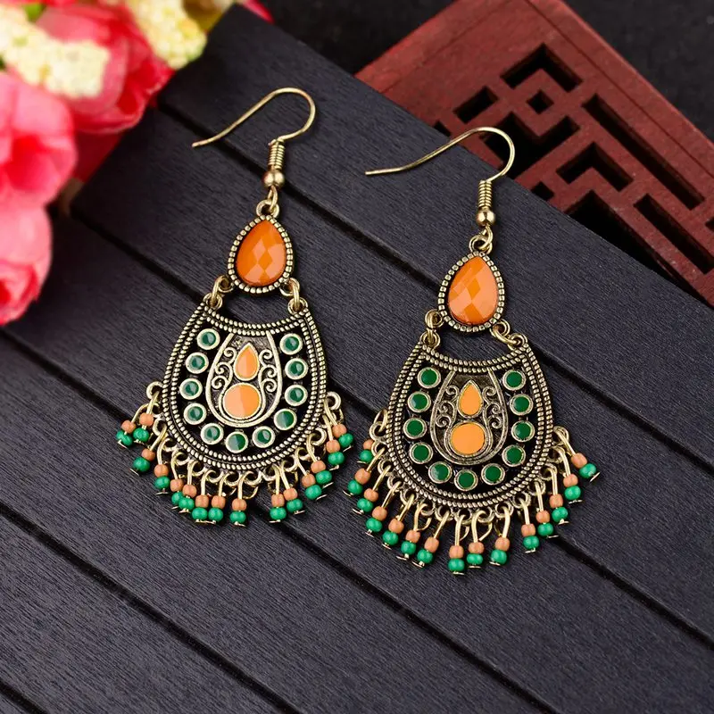 TopHanqi Womens Water Drop Earrings With Tassel Beads Boho Dripping Oil Hollow Bronze Statement Earrings Handmade Gypsy Jewelry
TopHanqi Womens Water Drop Earrings With Tassel Beads Boho Dripping Oil Hollow Bronze Statement Earrings Handmade Gypsy Jewelry