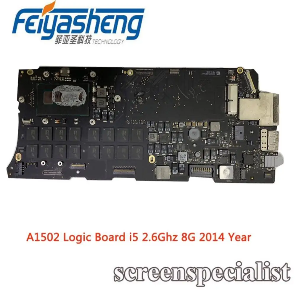 Laptop Mother board A1502 for MacBook Pro Retina 13'' Logic board EMC 2875 2.6GHZ 8G i5 Mid 2014 Year
Laptop Mother board A1502 for MacBook Pro Retina 13'' Logic board EMC 2875 2.6GHZ 8G i5 Mid 2014 Year