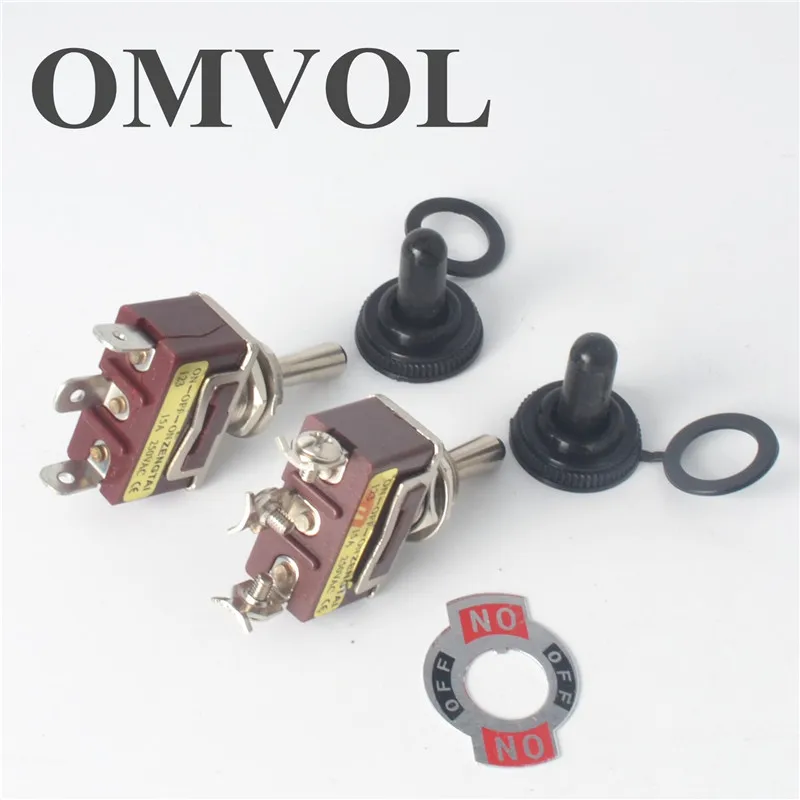 12mm 3position momentary toggle switch (ON) OFF (ON) spring return latching ON-OFF-ON waterproof cover
12mm 3position momentary toggle switch (ON) OFF (ON) spring return latching ON-OFF-ON waterproof cover