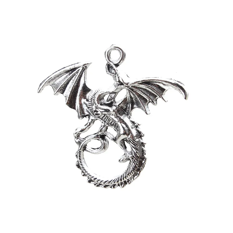5pcs/lot Dragon Charms Pendants Metal Jewelry Findings Alloy Charms Antique Silver Plated Charms Accessories 44*45mm Pendant
5pcs/lot Dragon Charms Pendants Metal Jewelry Findings Alloy Charms Antique Silver Plated Charms Accessories 44*45mm Pendant