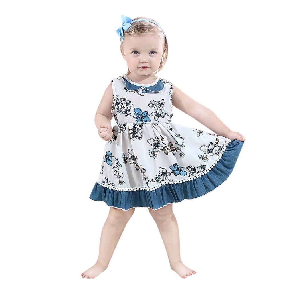 Cute doll collar flower print fashion lace dress summer Girls Sleeveless Floral Print Vest Dress Lace Dresses Clothes F4
Cute doll collar flower print fashion lace dress summer Girls Sleeveless Floral Print Vest Dress Lace Dresses Clothes F4