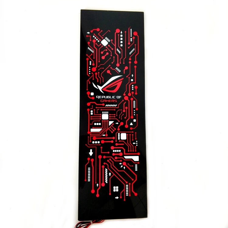 Light Board use for Computer Case DIY Acrylic Board Size 440*140*8mm with ROG light 4Pin to Molex Power
Light Board use for Computer Case DIY Acrylic Board Size 440*140*8mm with ROG light 4Pin to Molex Power