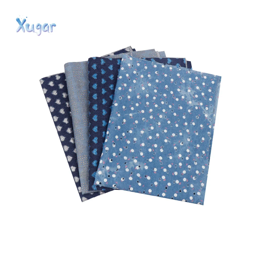 Xugar 40CM*50CM Soft Denim Fabric Multi-Style Star Printed Cowboy Clothes Quilt Fabric DIY Skirt Jeans Handmade Sewing Materials
Xugar 40CM*50CM Soft Denim Fabric Multi-Style Star Printed Cowboy Clothes Quilt Fabric DIY Skirt Jeans Handmade Sewing Materials