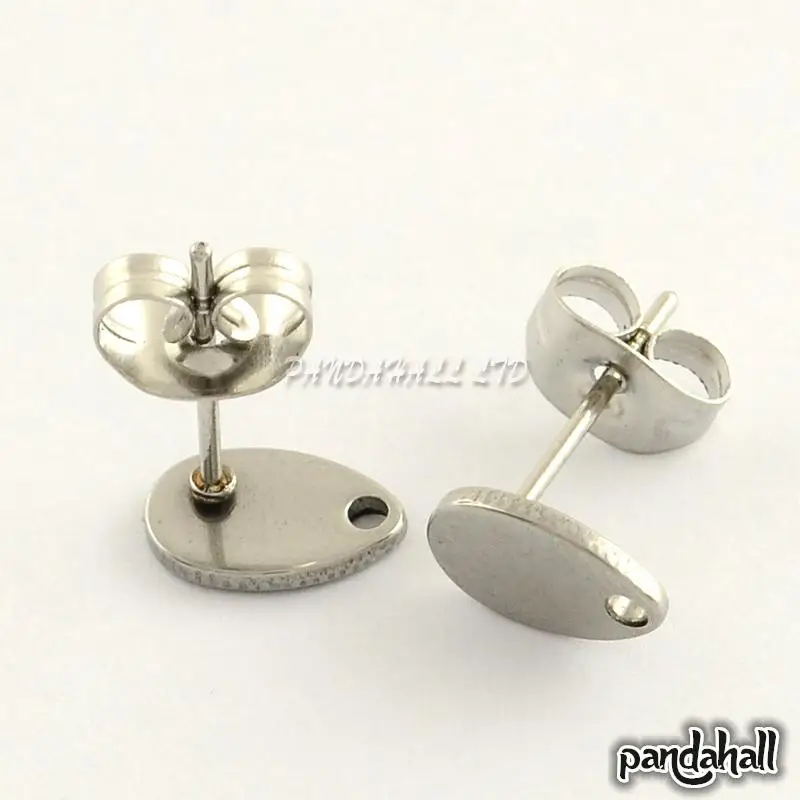 304 Stainless Steel Drop Earstud Components, Stainless Steel Color, 8x5mm, Hole: 1mm; pin: 0.8mm
304 Stainless Steel Drop Earstud Components, Stainless Steel Color, 8x5mm, Hole: 1mm; pin: 0.8mm