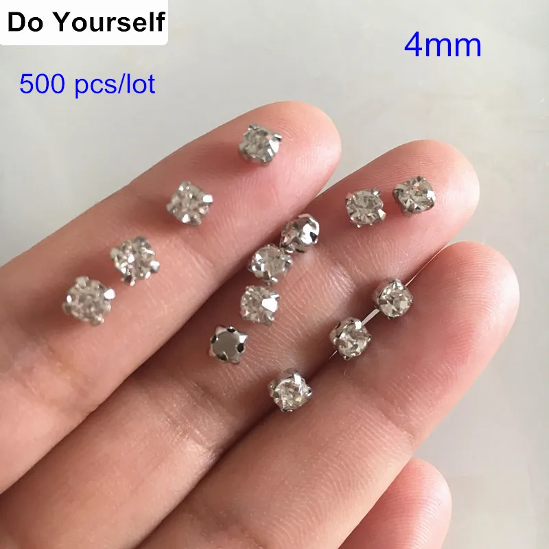 Free Shipping - 4mm Round Sparkling Crystal Sewing Beads Flat Back Faceted Glass Silver Base Claw For Garment Deco 500 PCS
Free Shipping - 4mm Round Sparkling Crystal Sewing Beads Flat Back Faceted Glass Silver Base Claw For Garment Deco 500 PCS