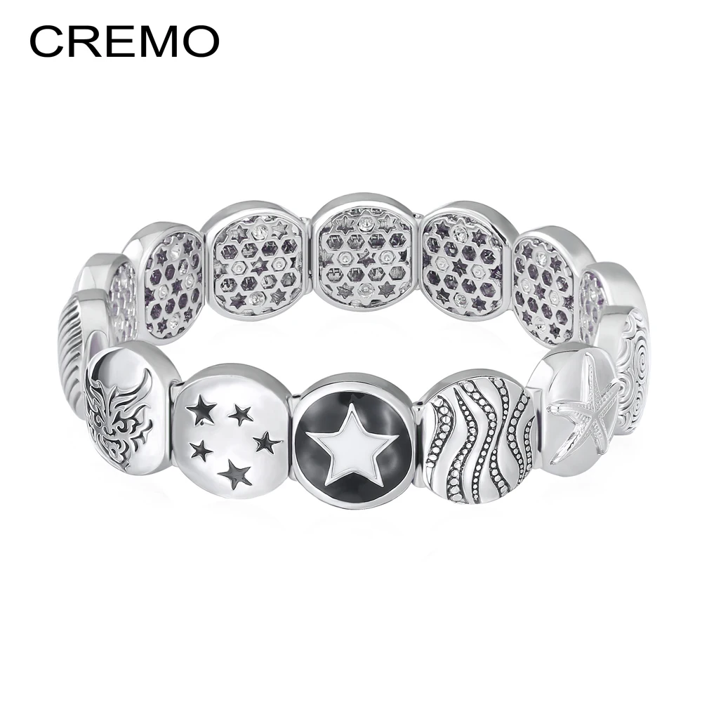Cremo Elastic Star Bracelet Interchangeable Inventive Modular Links Charms-Bracelet Enamel Seastar Bracelets Indian Jewelry
Cremo Elastic Star Bracelet Interchangeable Inventive Modular Links Charms-Bracelet Enamel Seastar Bracelets Indian Jewelry