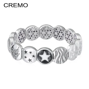 Cremo Elastic Star Bracelet Interchangeable Inventive Modular Links Charms-Bracelet Enamel Seastar Bracelets Indian Jewelry
Cremo Elastic Star Bracelet Interchangeable Inventive Modular Links Charms-Bracelet Enamel Seastar Bracelets Indian Jewelry
