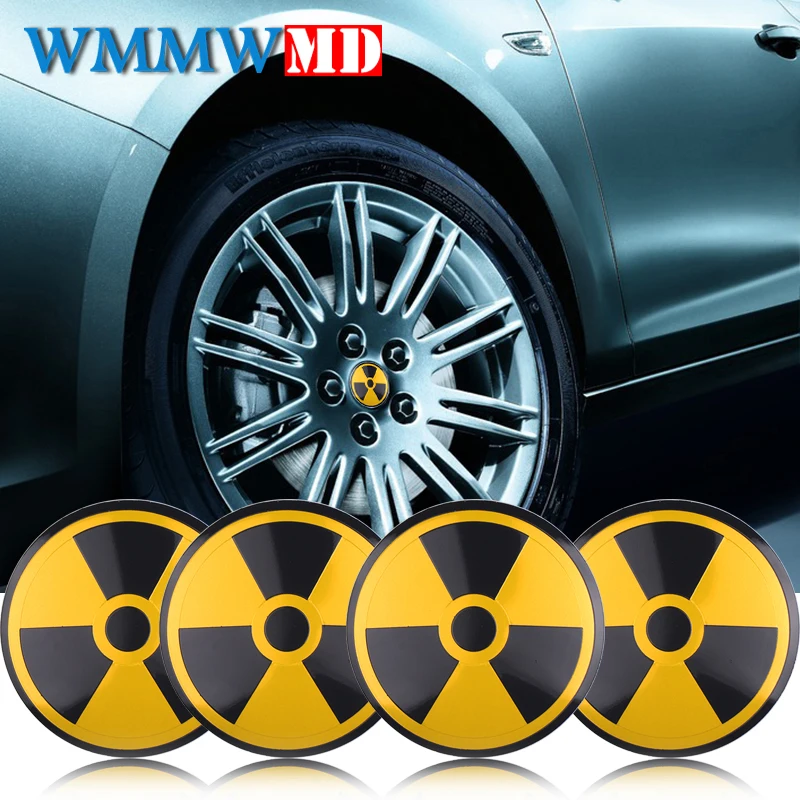 4x 56.5mm Nuclear Radiation logo Car Tyre Wheel Center Hub Cap Emblem Decal Badge Symbol Sticker creative patterns cap sticker
4x 56.5mm Nuclear Radiation logo Car Tyre Wheel Center Hub Cap Emblem Decal Badge Symbol Sticker creative patterns cap sticker