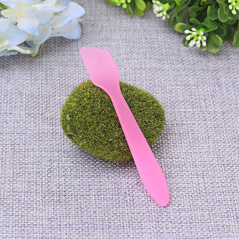 10pcs Plastic Spoon For Cream Spatulas Spoon Stick Makeup DIY Tools Accessories Cosmetic Spatula Tools Pink/Purple P4
10pcs Plastic Spoon For Cream Spatulas Spoon Stick Makeup DIY Tools Accessories Cosmetic Spatula Tools Pink/Purple P4
