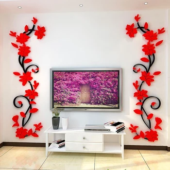 OOTDTY Romantic Rose Flower Acrylic Wall Stickers Decal Removable DIY Art Decoration Mural Home Decor 6 Colors Available
OOTDTY Romantic Rose Flower Acrylic Wall Stickers Decal Removable DIY Art Decoration Mural Home Decor 6 Colors Available