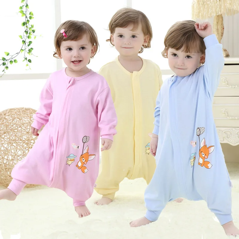 Baby Pajamas unisex Clothes for Sleeping Rompers Kids Autumn Baby Sleepwear Cartoon Infant Children Sleeping bag
Baby Pajamas unisex Clothes for Sleeping Rompers Kids Autumn Baby Sleepwear Cartoon Infant Children Sleeping bag