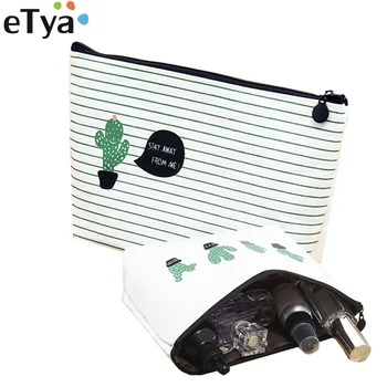eTya Cactus Printing Women Travel Cosmetic Bag Portable Zipper Make Up Bags Girl Makeup Necessaries Beauty Toiletry Storage Case
eTya Cactus Printing Women Travel Cosmetic Bag Portable Zipper Make Up Bags Girl Makeup Necessaries Beauty Toiletry Storage Case