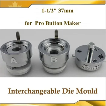 Round 1-1/2"(37mm) Interchangeable Die Mould for New Pro Badge Machine Button Maker
Round 1-1/2"(37mm) Interchangeable Die Mould for New Pro Badge Machine Button Maker