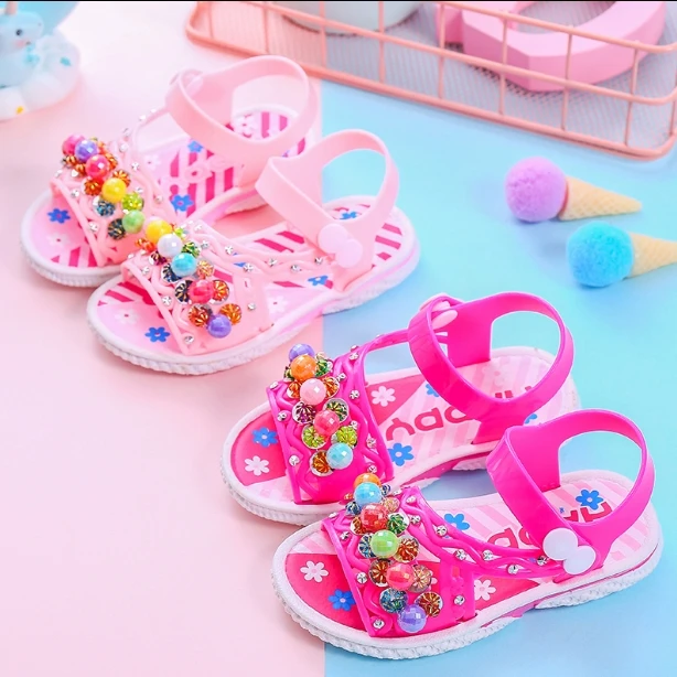 Girls sandals 2019 new Korean summer fashion girls soft bottom little princess sandals baby beach shoes
Girls sandals 2019 new Korean summer fashion girls soft bottom little princess sandals baby beach shoes