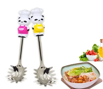 1 pcs random color Kitchen Utensil Cartoon Stainless Steel panda Spaghetti spoon Noodle Serving Bear Pasta cute Cooking Server
1 pcs random color Kitchen Utensil Cartoon Stainless Steel panda Spaghetti spoon Noodle Serving Bear Pasta cute Cooking Server