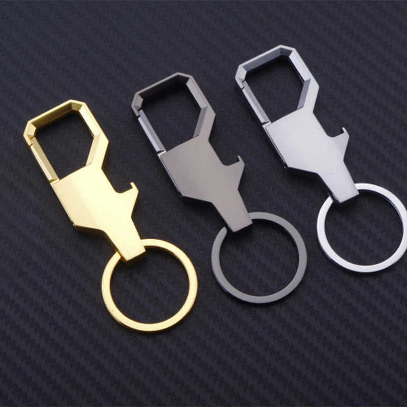 Cool KeyChain Key Rings for Women Men Luxury Keychains Beer Bottle Opener Stainless Steel Car Key Chain 3 Colors Gifts
Cool KeyChain Key Rings for Women Men Luxury Keychains Beer Bottle Opener Stainless Steel Car Key Chain 3 Colors Gifts