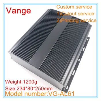 1pcs/lot wall mount enclosure black box 234*80*250mm 6063-T5 aluminum project cases diy housing for power box
1pcs/lot wall mount enclosure black box 234*80*250mm 6063-T5 aluminum project cases diy housing for power box
