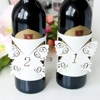 H&D Number 1-30 Ivory Shimmer Wedding Wine Bottle Table Number Wraps Hollow Laser Cut Butterfly Design Vintage Home/Party Decor
H&D Number 1-30 Ivory Shimmer Wedding Wine Bottle Table Number Wraps Hollow Laser Cut Butterfly Design Vintage Home/Party Decor
