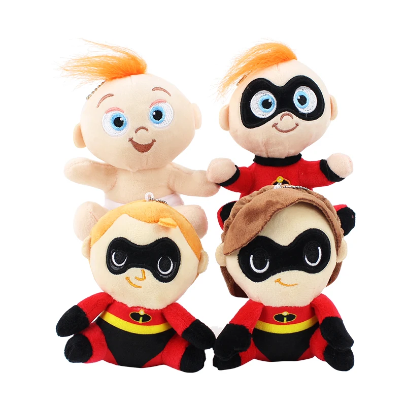12-15cm 4pcs/lot Superman movie Bob Jack Parr Helen plush keychain doll toy soft stuffed cotton doll for children birthday gift
12-15cm 4pcs/lot Superman movie Bob Jack Parr Helen plush keychain doll toy soft stuffed cotton doll for children birthday gift